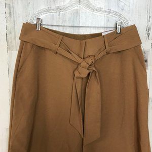 Lane Bryant Women's Brown High Rise Wide Leg Pants